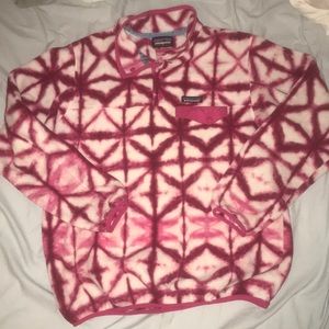 tie dye patagonia pullover